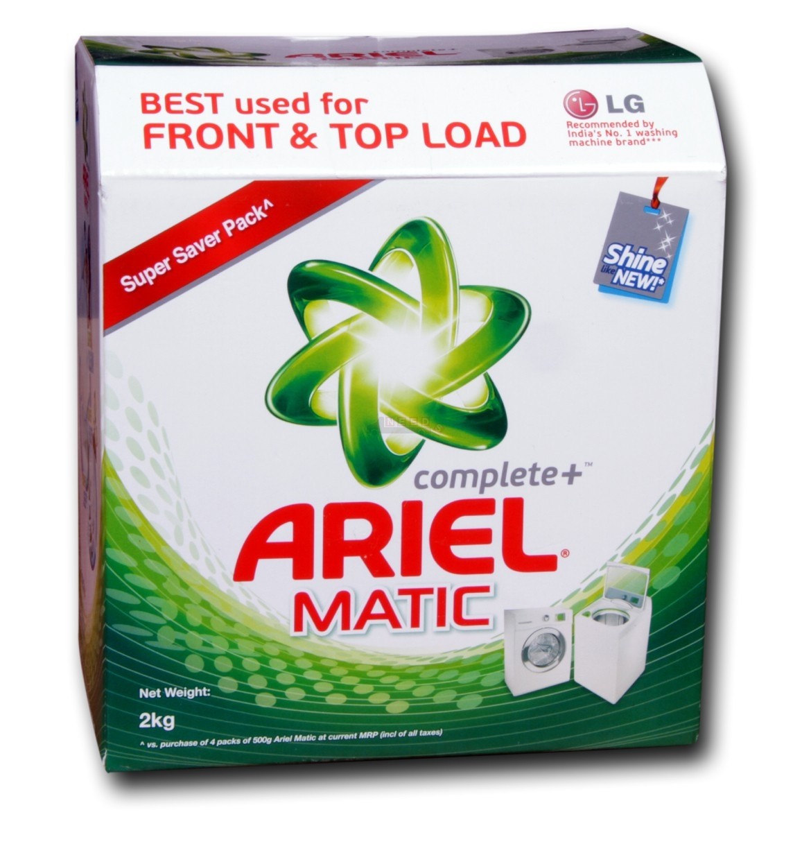 ariel detergent for washing machine