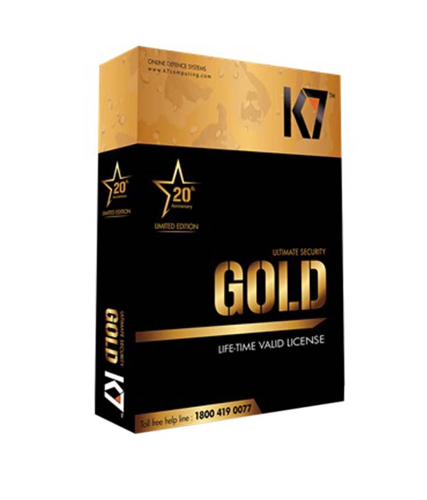 K7 ultimate security gold with lifetime validity coefficient of formula