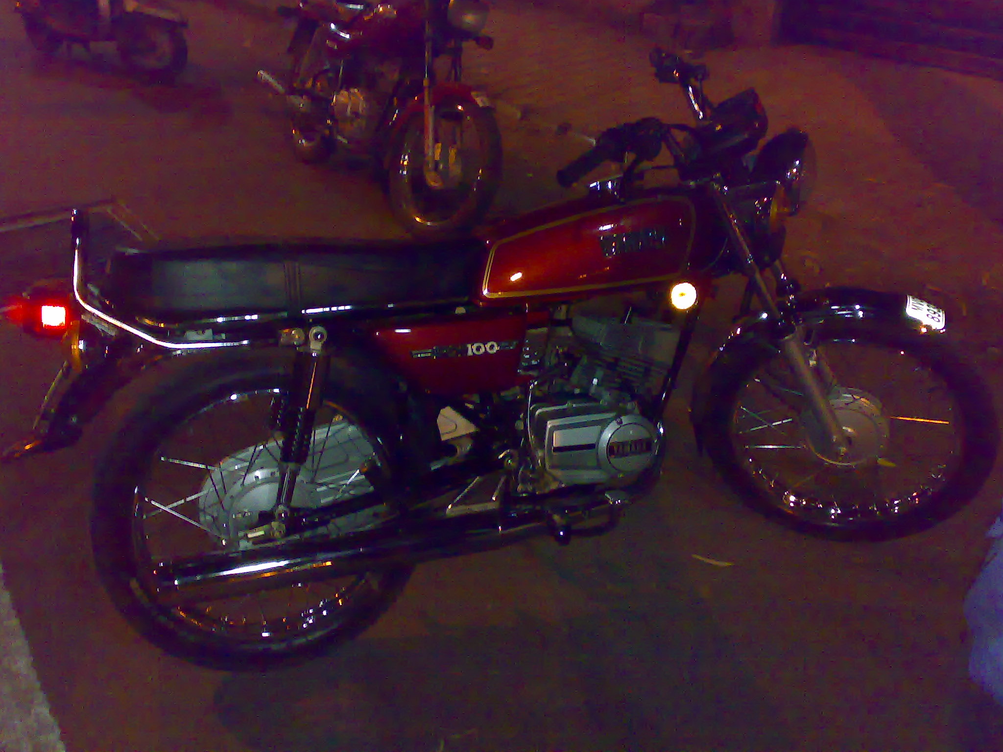 yamaha rx100 painting model