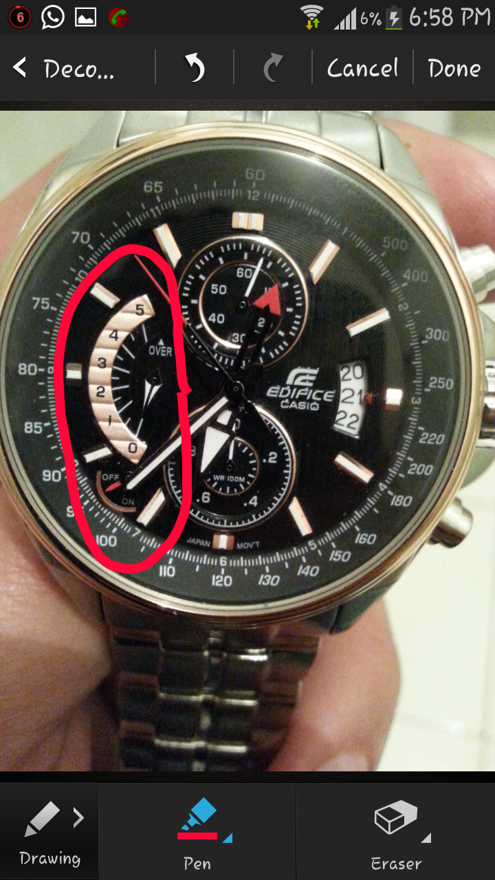 casio edifice 5225 efr 501