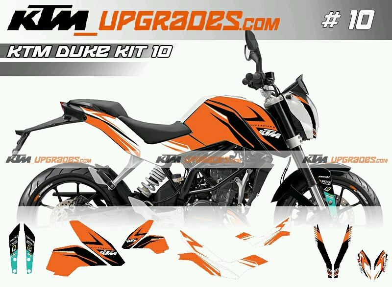 ktm duke 390 sliders