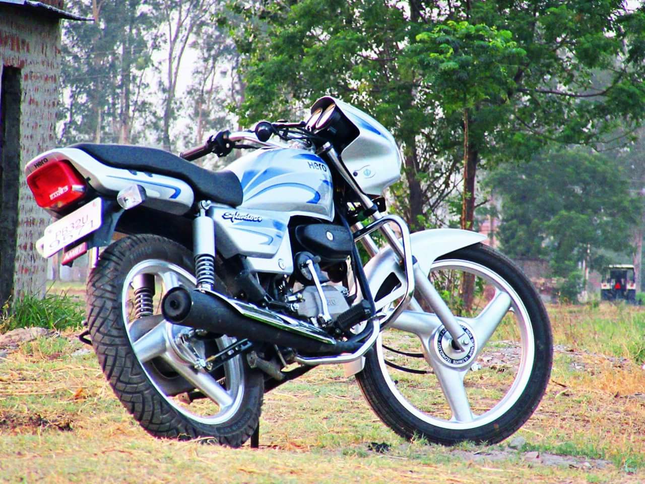 hero splendor plus modified accessories