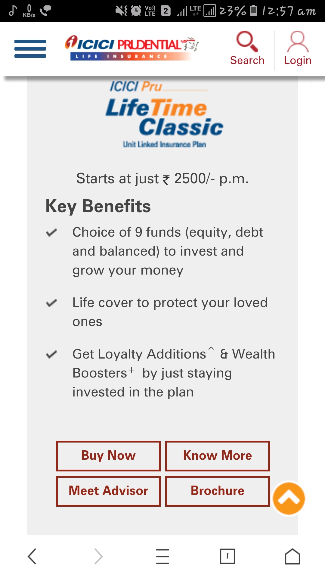 Slowest service ICICI PRUDENTIAL LIFE INSURANCE Consumer