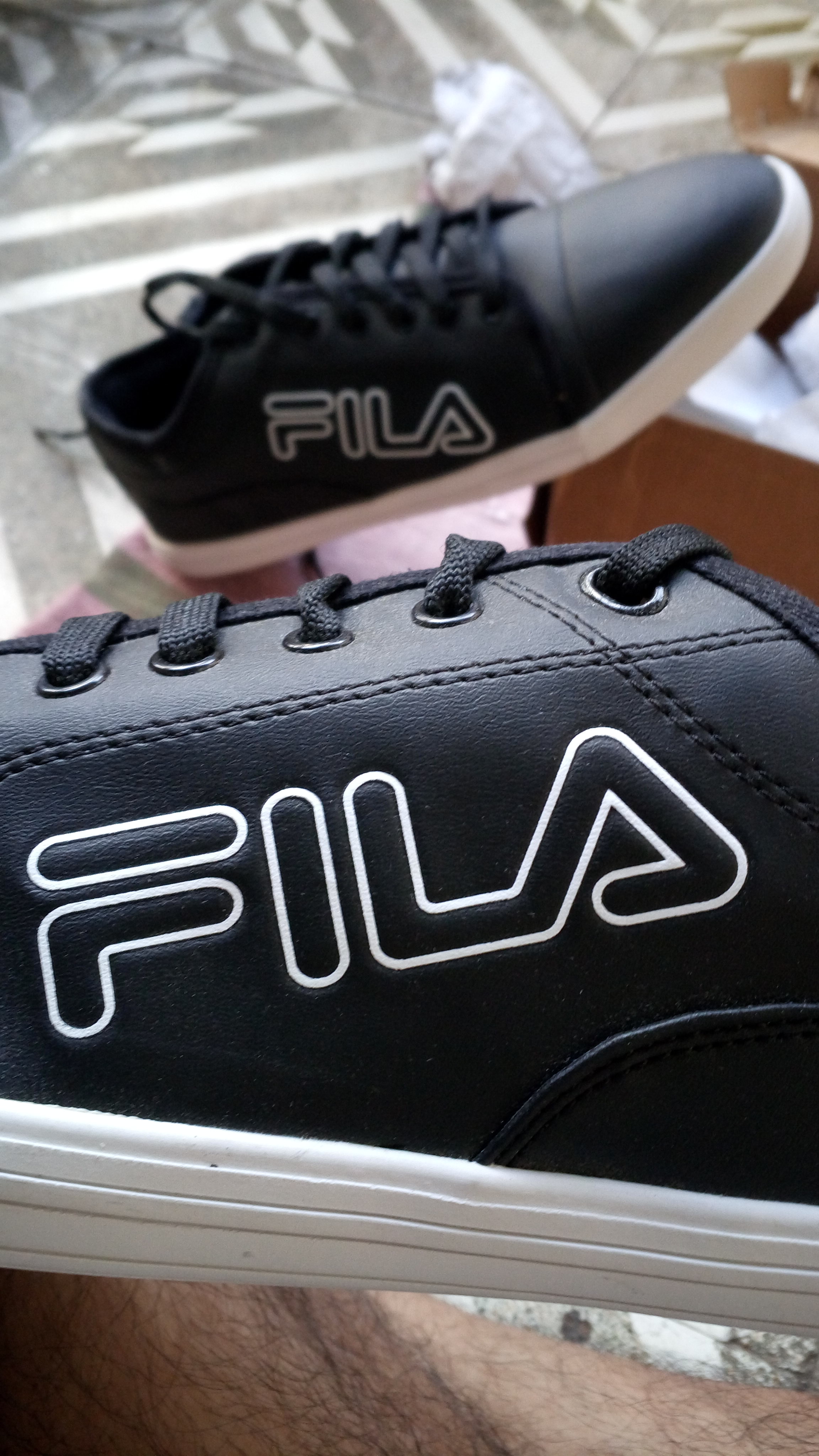 real and fake fila