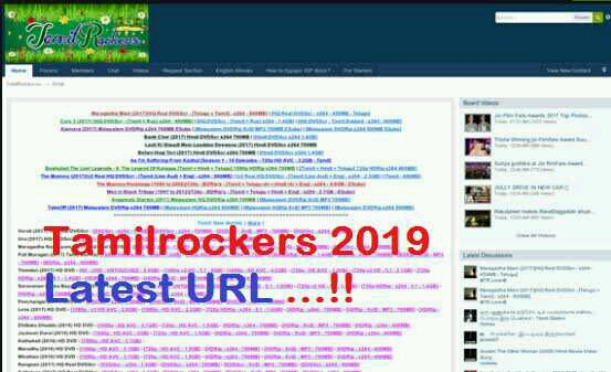 New website deals of tamilrockers