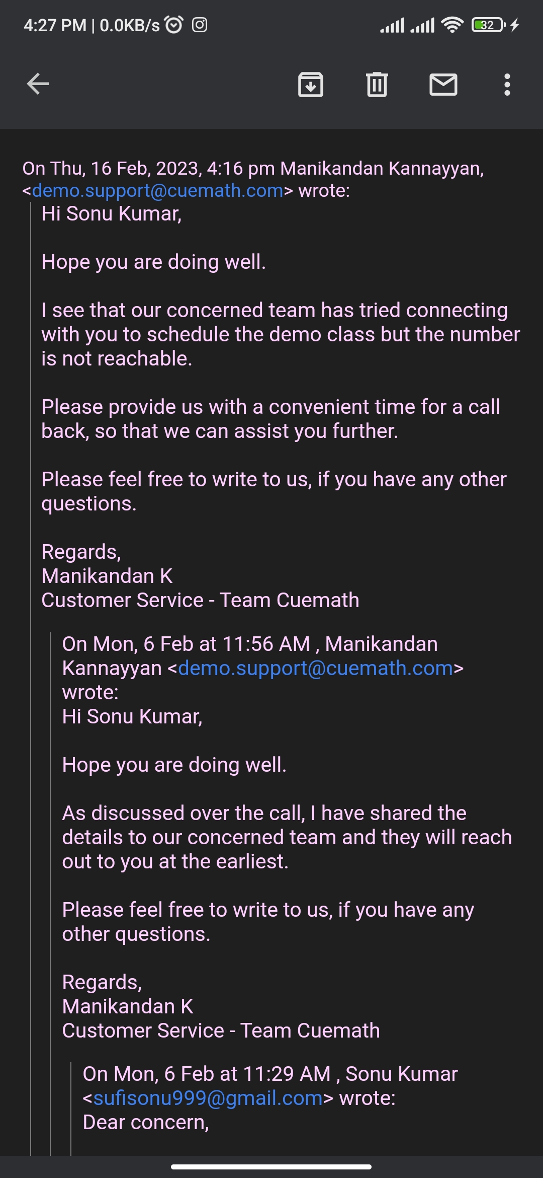 Pathetic service Customer Review