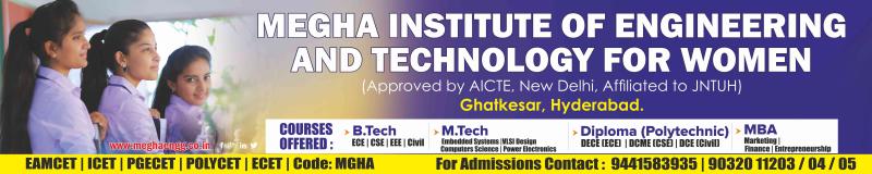 MEGHA INSTITUTE OF ENGINEERING AND TECHNOLOGY FOR WOMEN - HYDERABAD ...