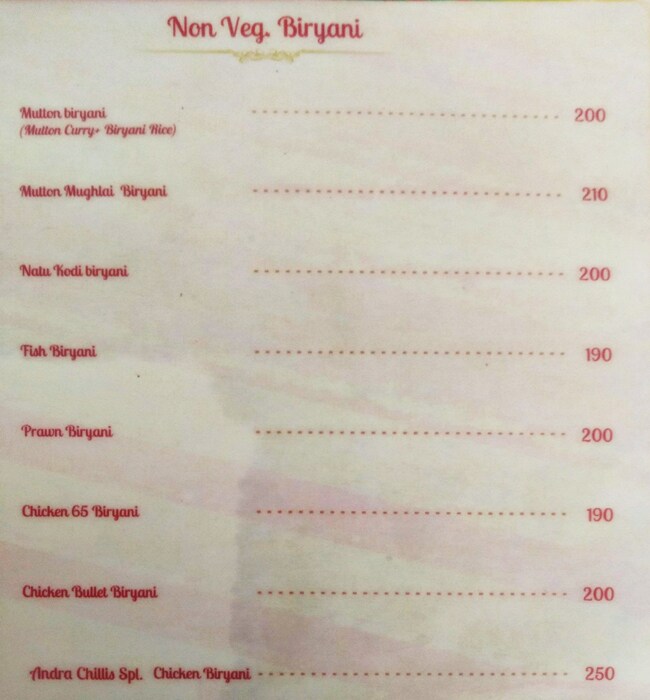 Andhra Chillies Restaurant - Karapakkam - Chennai image 5