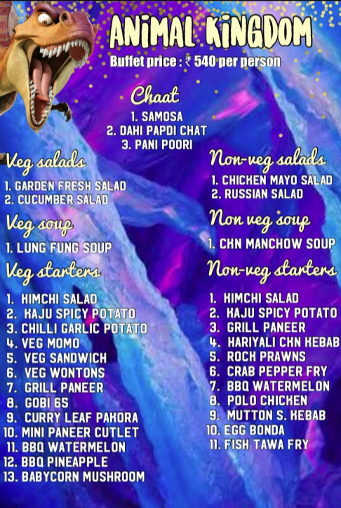 Animal Kingdom Adyar Chennai Menu Photos Images And Wallpapers Mouthshut Com