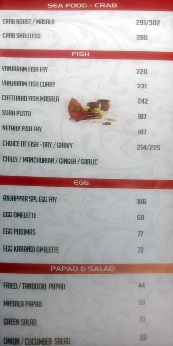 Anjappar Chettinad Restaurant - Nungambakkam - Chennai image 4