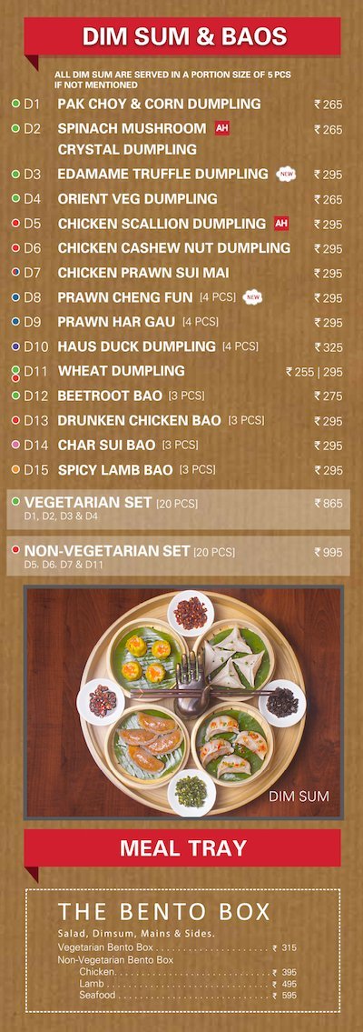 Asian Haus East Of Kailash New Delhi Reviews Menu Order