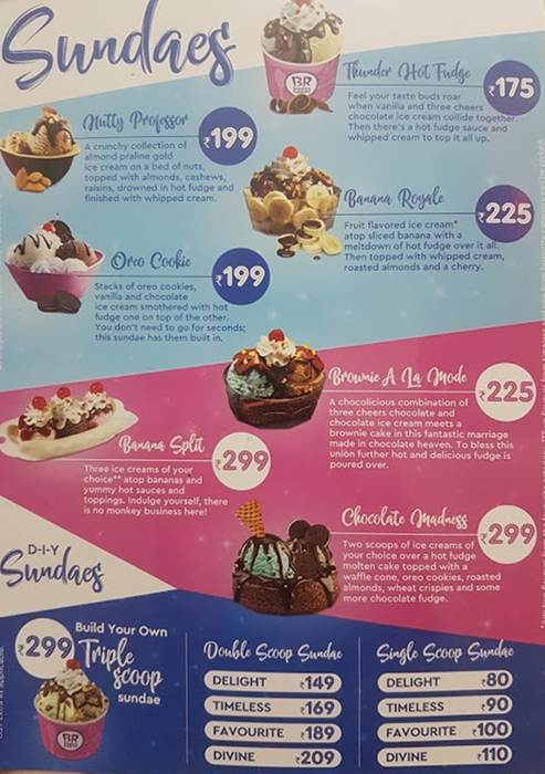 Baskin Robbins - Malleshwaram - Bangalore Menu, Photos, Images And 