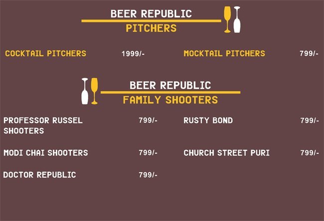 Bierre Republic - Church Street - Bangalore image 15