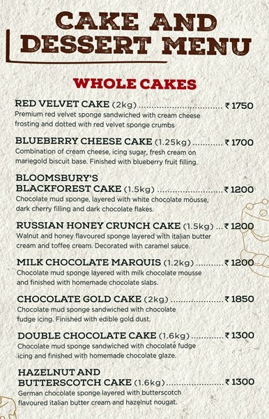 Bloomsbury's Global Kitchen & Bakehouse - Whitefield - Bangalore image 3