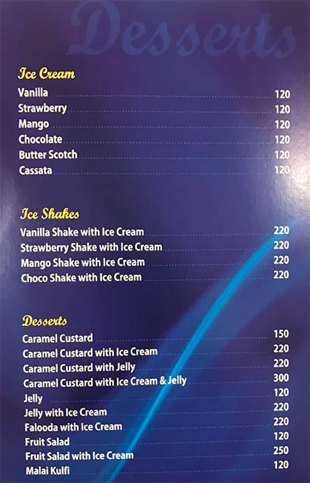 BLUE NILE - CAMP - PUNE Menu, Photos, Images and Wallpapers - MouthShut.com