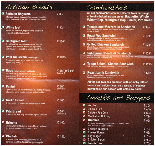 Breadworks - Trinity Station - MG Road - Bangalore image 4