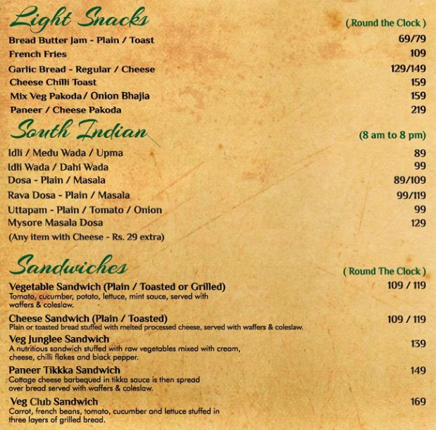 BROCCOLI (PICADDLE RESORT) LONAVALA PUNE Menu, Photos, Images and Wallpapers