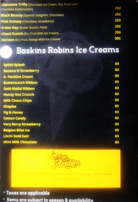 Cafe Arabica - Anna Nagar East - Chennai image 1