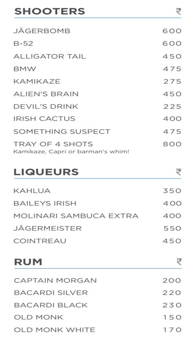 Capri Gastrobar - St. Marks Road - Bangalore image 4