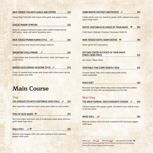 China Bistro Jubilee Hills Buffet Prices CHINA BISTRO - JUBILEE HILLS - HYDERABAD Menu, Photos, Images and