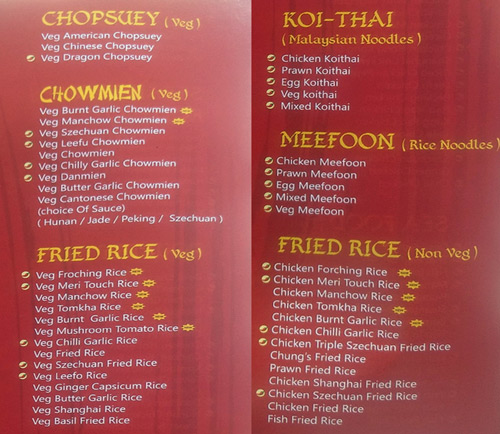 Chung's Chinese Corner - Rajajinagar - Bangalore image 4