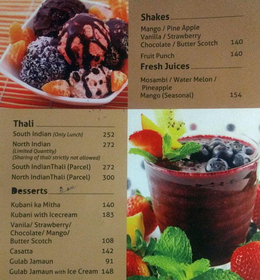 CHUTNEYS INORBIT MALL HITECH CITY HYDERABAD Menu, Photos, Images