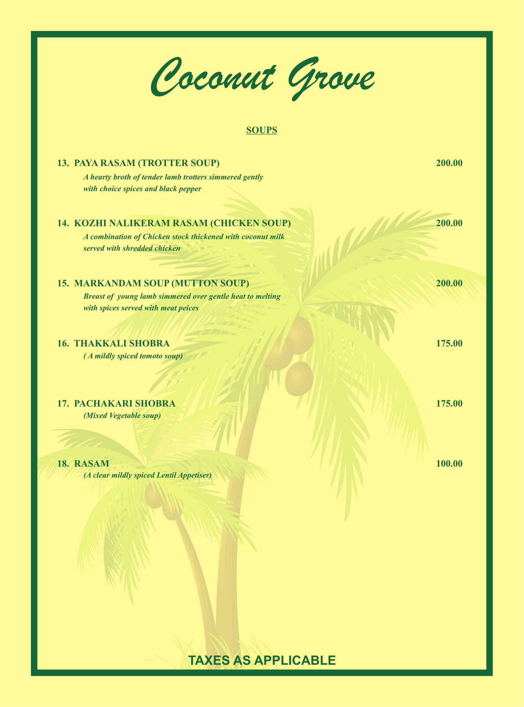 Coconut Grove - Church Street - Bangalore image 1