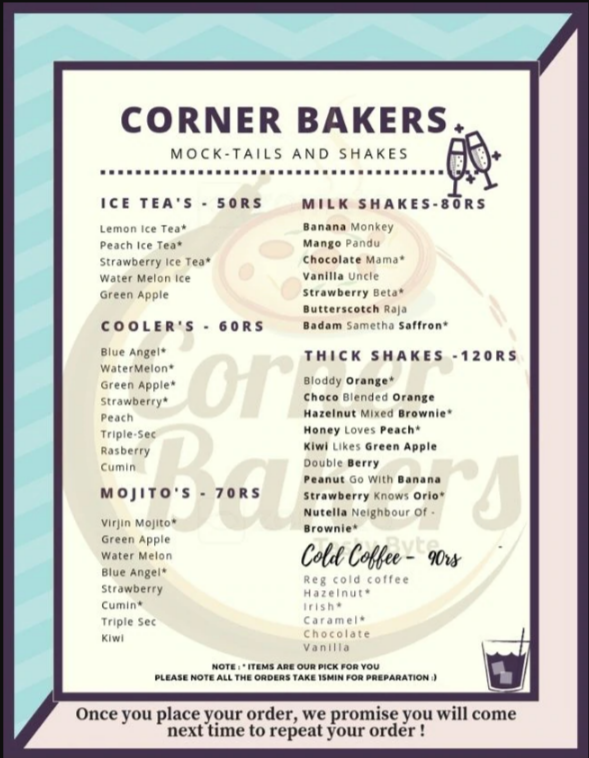 Corner Bakers - Kothapet - Hyderabad image 9