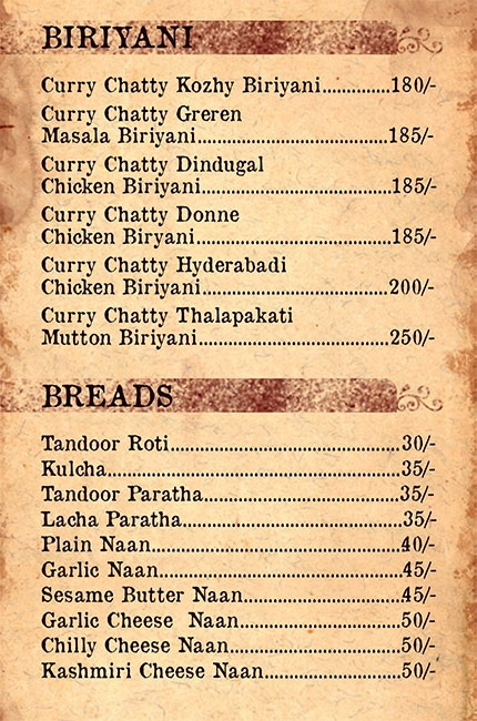 Curry Chatty - Thycaud - Trivandrum image 4