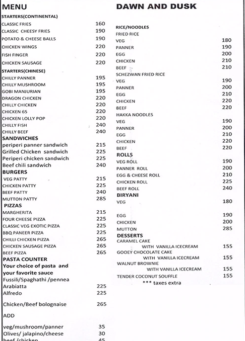 Dawn and Dusk - Nungambakkam - Chennai image 1