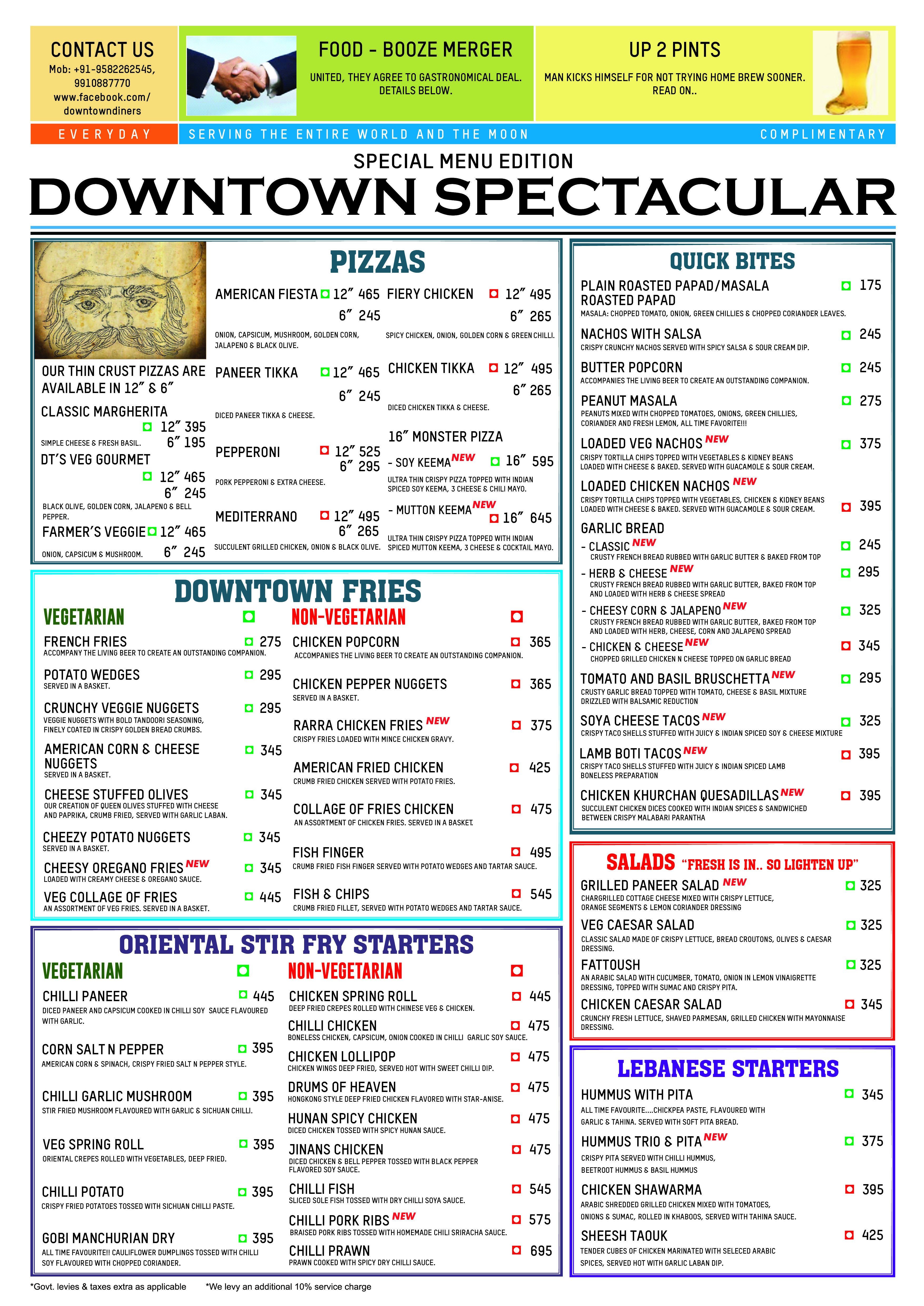 Downtown Diners & Living Beer Cafe - Sector 29 - Gurgaon image 3