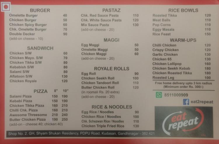 Eat Repeat - Airport Gandhinagar Highway - Ahmedabad image 2