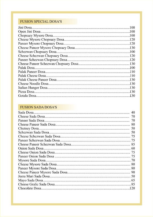 Fusion Dosawala - Rassaz Shopping Mall - Mira Road - Thane image 3