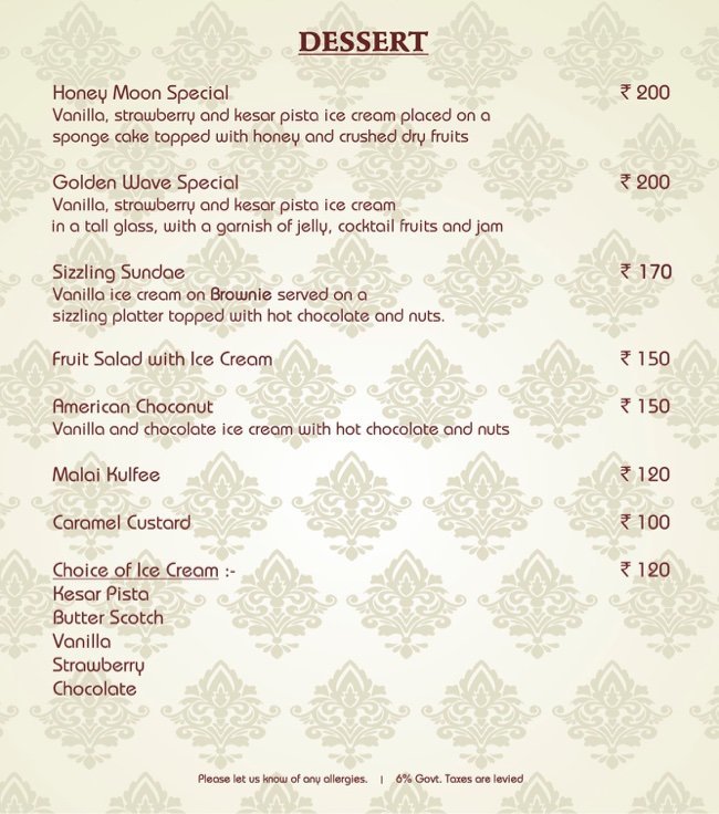 Golden Wave Restaurant & Bar - Santacruz - Mumbai image 8