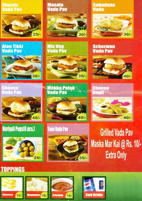 GOLI VADA PAV - ALAMBAGH - LUCKNOW Menu, Photos, Images and Wallpapers ...