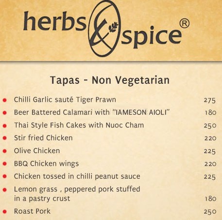 Herbs And Spices - Indiranagar -  Bangalore image 8