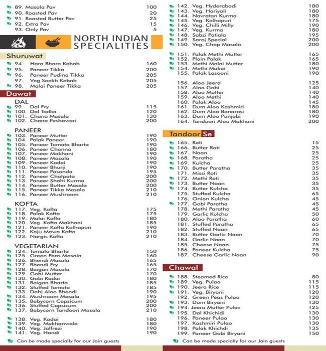 HOTEL SAROJ & SWEET MART CHEMBUR MUMBAI Menu, Photos, Images and