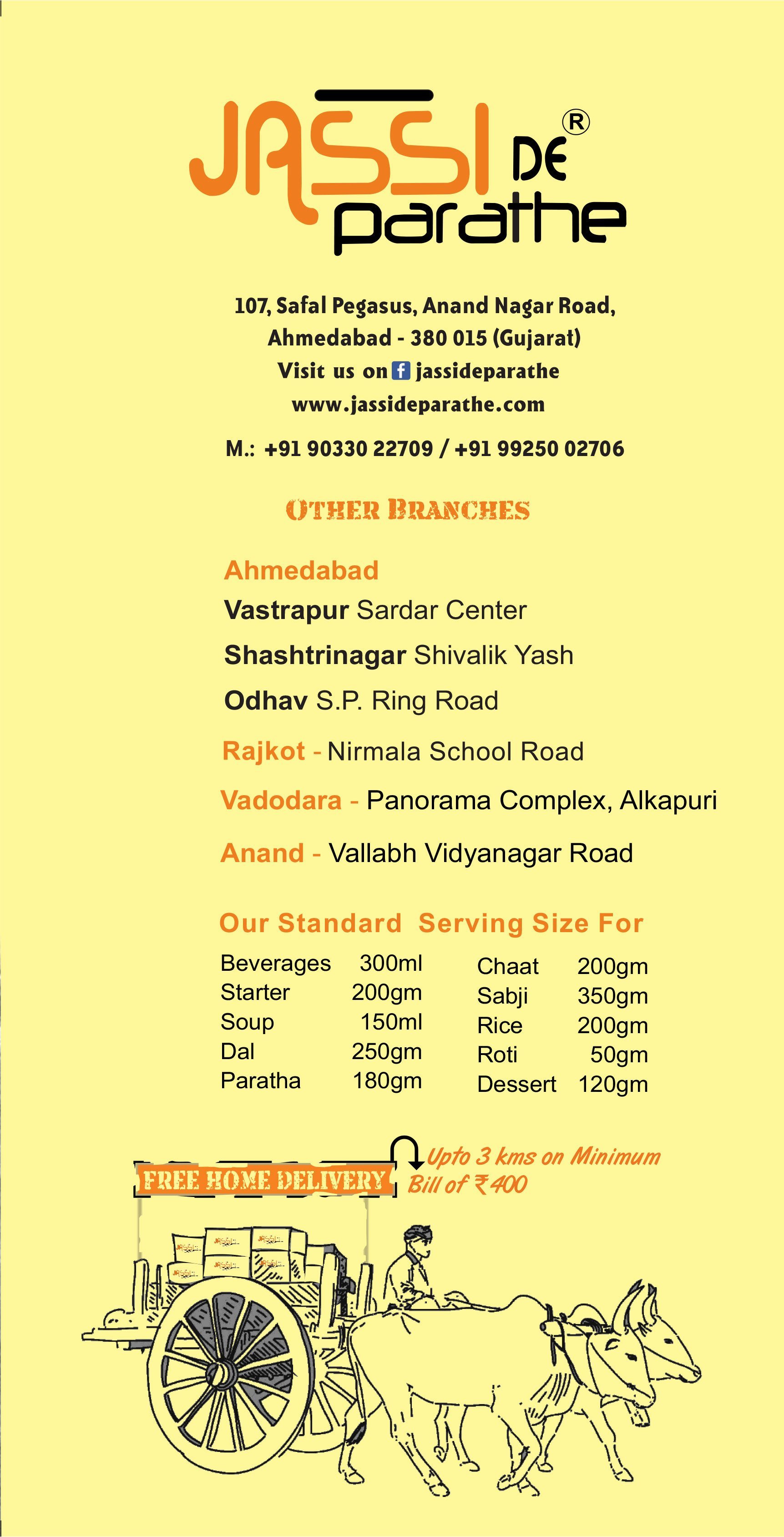 Jassi De Parathe - Prahlad Nagar - Ahmedabad image 1