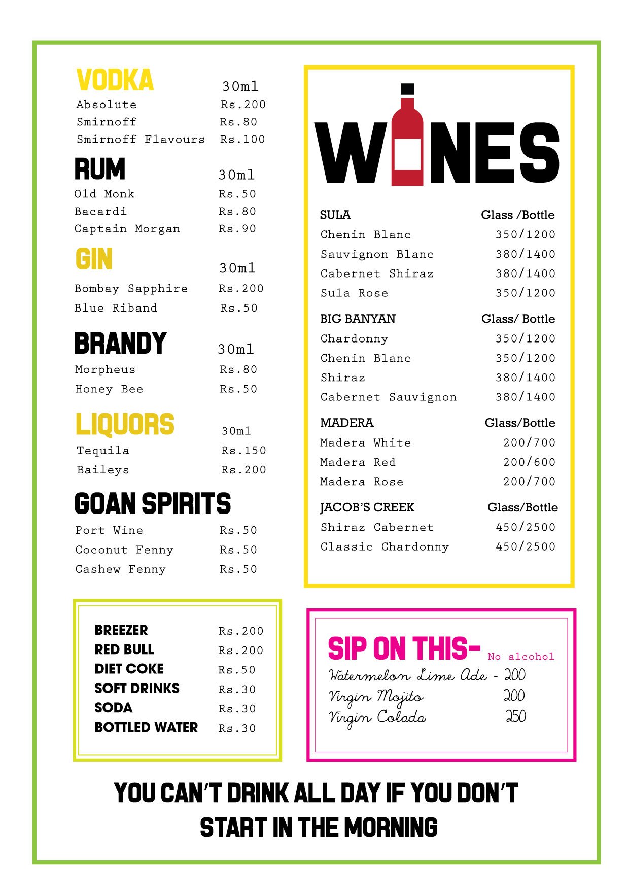 JOE JOE'S CORNER SINQUERIM GOA Menu, Photos, Images and Wallpapers