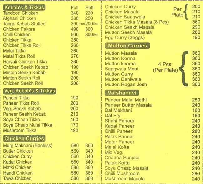 Kabab & Curries - Vikaspuri - Delhi Ncr Menu, Photos, Images And 