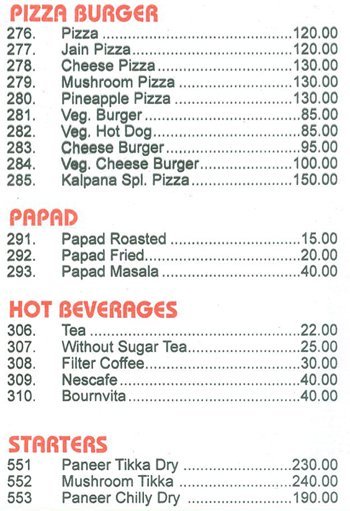 Kalpana Veg Restaurant - Mumbai Central - Mumbai image 10