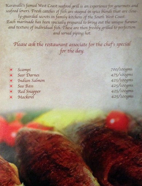 Karavalli - Residency Road - Bangalore image 38