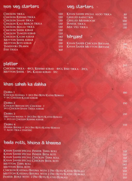 Khan Saheb Grills and Rolls - Indiranagar - Bangalore image 1