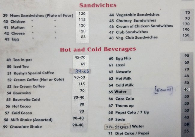 Koshy's - St Marks Road - Bangalore image 10