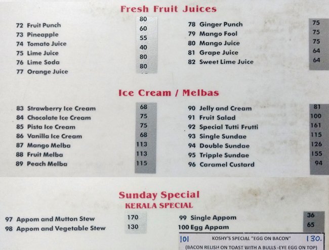 Koshy's - St Marks Road - Bangalore image 4