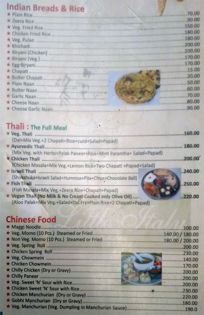 Little Italy Restaurant & Pizzeria - Old Manali - Manali image 2