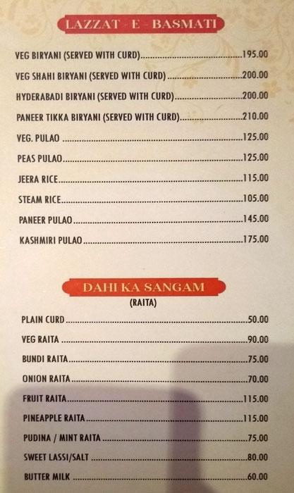 Menu Restaurant - Kotra - Ajmer image 5