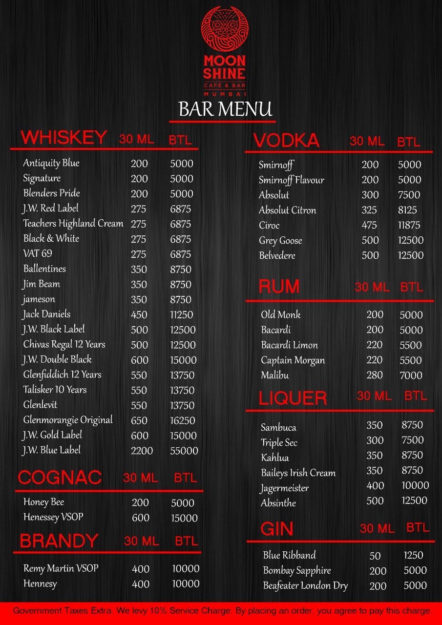 Moonshine Cafe & Bar - Lokhandwala - Mumbai image 4