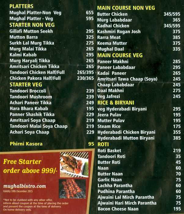 Mughal Bistro - Lajpat Nagar 4 - New Delhi image 2