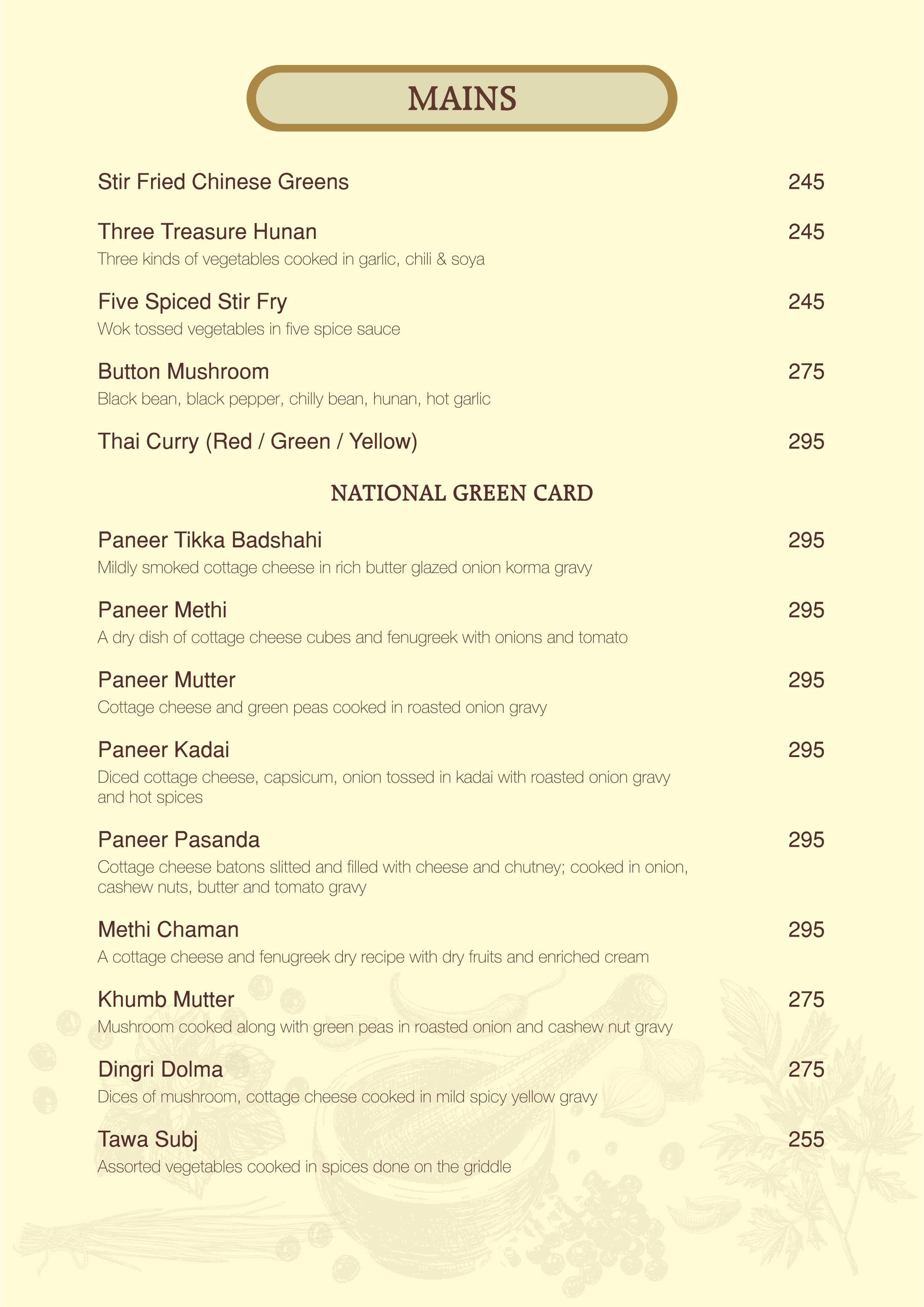 NAVYA - THE REGALE BY TUNGA - MAHAKALI - MUMBAI Menu, Photos, Images ...